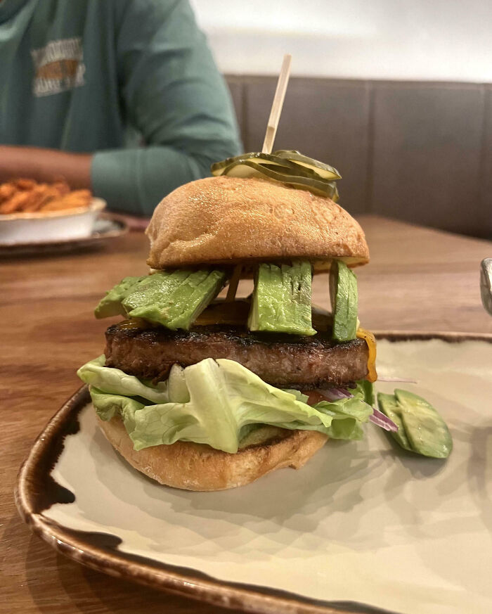 Un burger végétalien