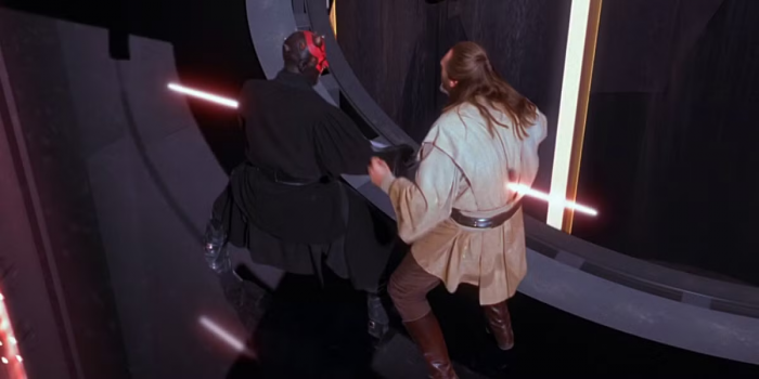 Mort de Qui-Gon Jinn des mains de Dark Maul