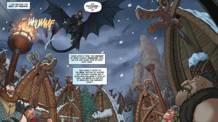 how to train your dragon comics