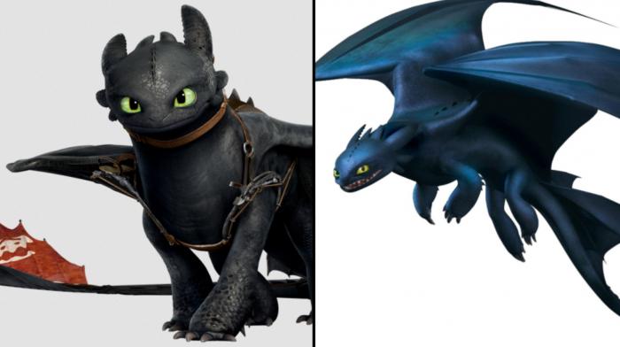 how to train your dragon toothless different appearances and colors