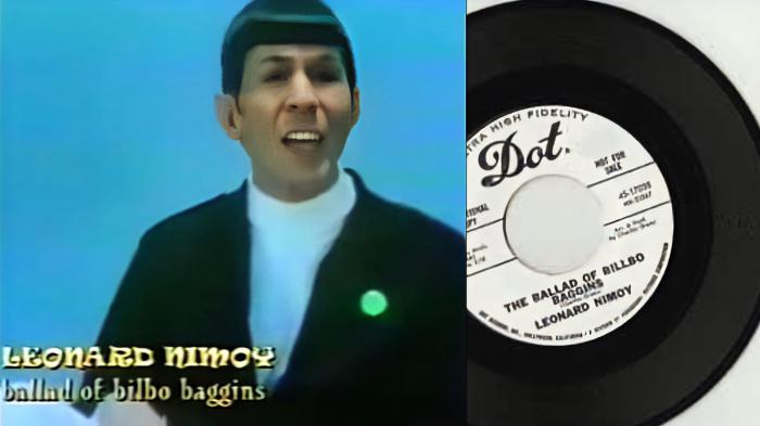 lotr the ballad of bilbo baggins by leonard nimoy disc