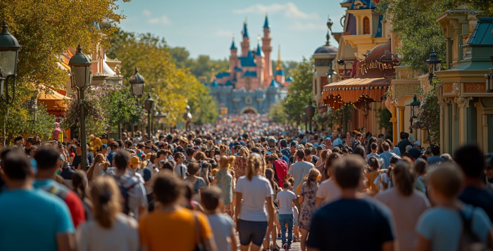 Visiteurs de Disneyland