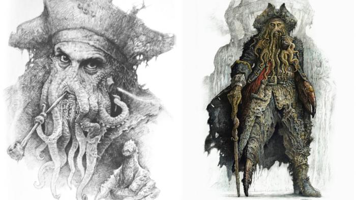 pirates of the carribean davy jones concept art