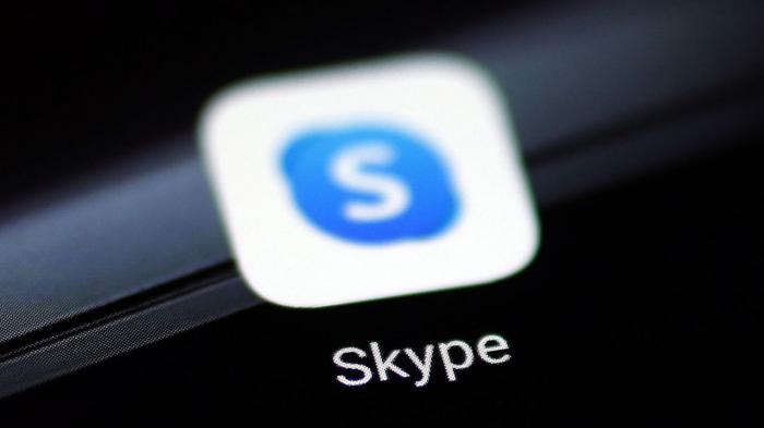 Logo application Skype