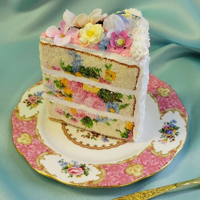 Gâteau fleurs