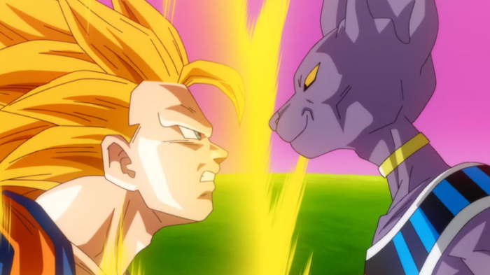 dragon ball ssj3 vs beerus