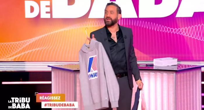 hanouna montre des marques dans TPMP 