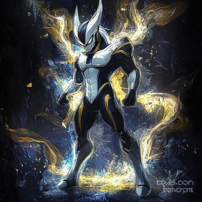 arceus combattant aura