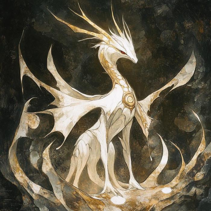 Arceus dragon blanc