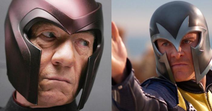 mckellen et fassbender en Magneto