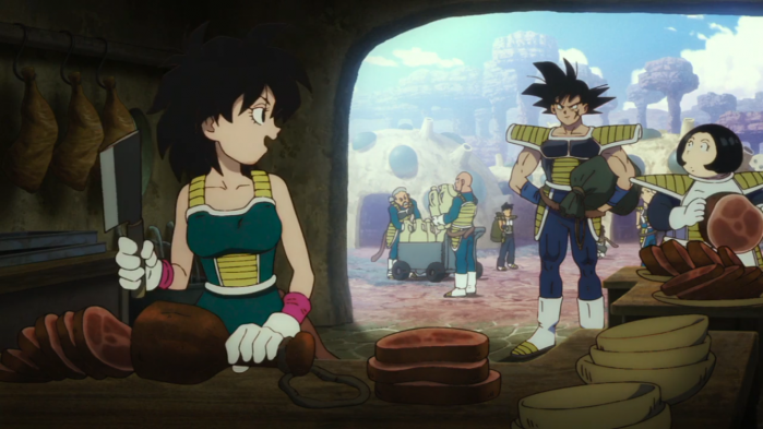 dragon ball goku sayan familly