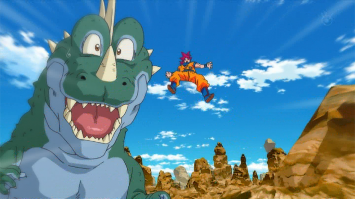 dragon ball super dinosaure