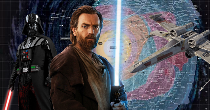 Star Wars : Dark Vador, Obi-Wan Kenobi et un X-Wing