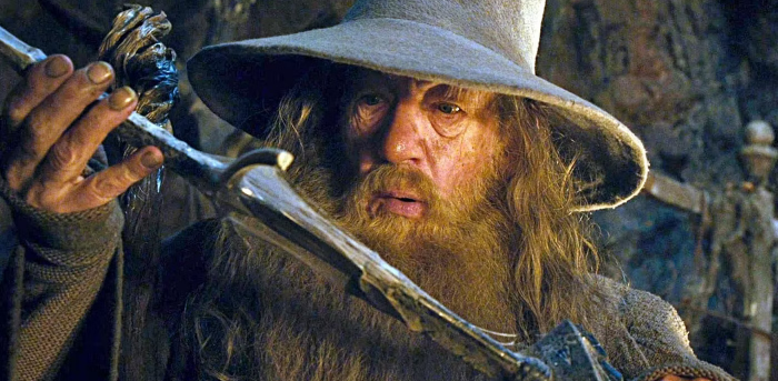 Gandalf find glamdring the hobbit movie lotrs