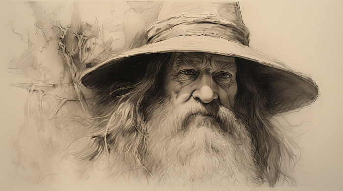 sketch Gandalf lotr