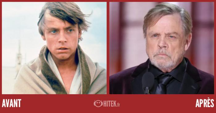 avant après star wars trilogie originale 2024 mark hamill