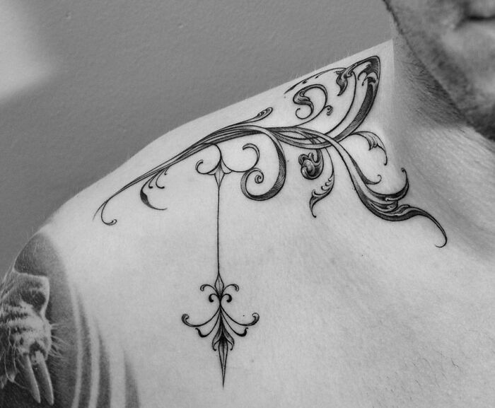  tatouage gothique joli