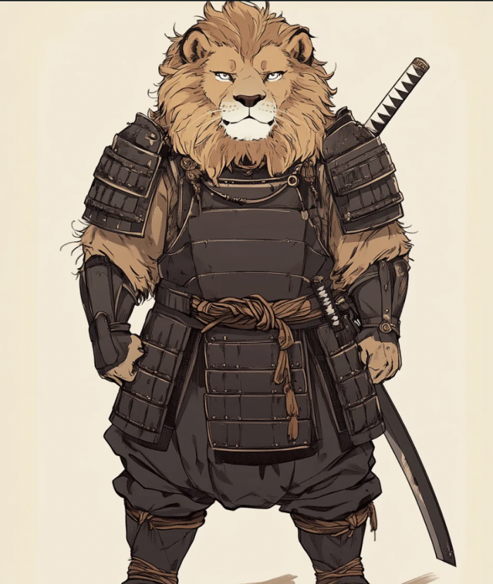 samourai lion