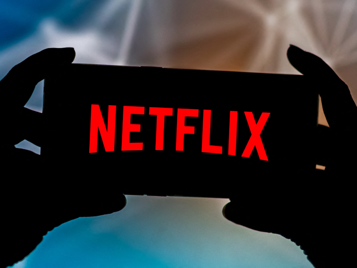 Le logo Netflix sur un smartphone