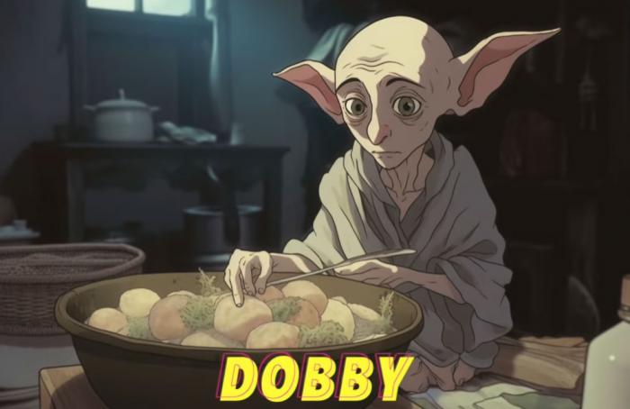 Dobby en version anime
