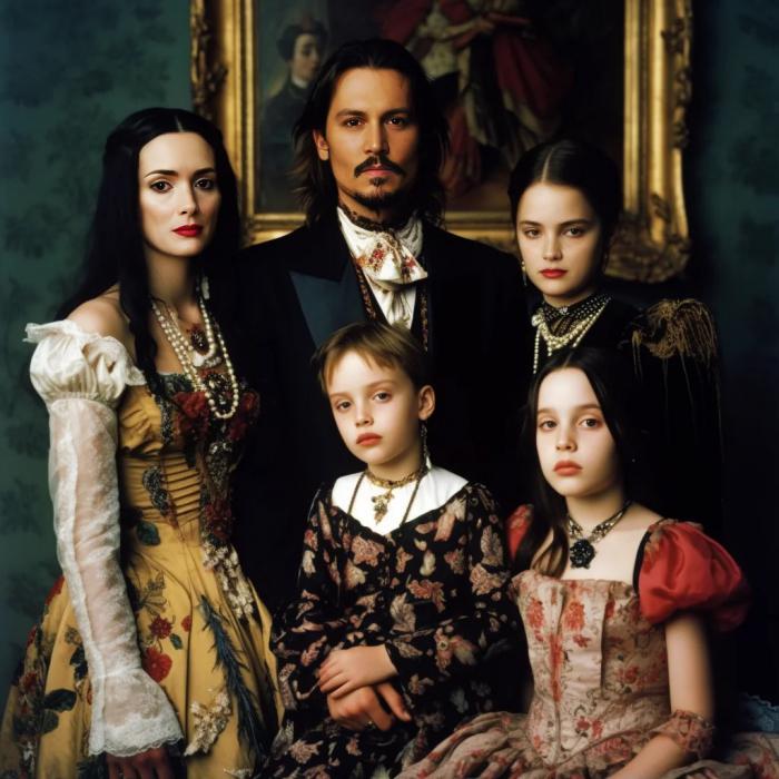 Johnny Depp et Winona Ryder 