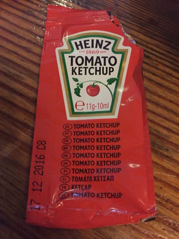 Sachet de Ketchup