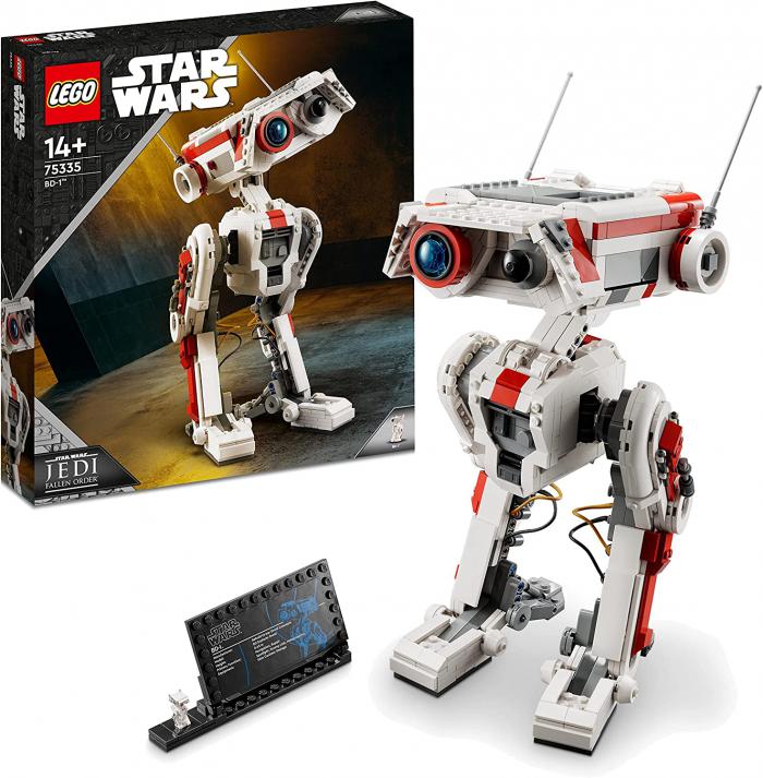 Boite LEGO Star Wars avec BD-1 construit