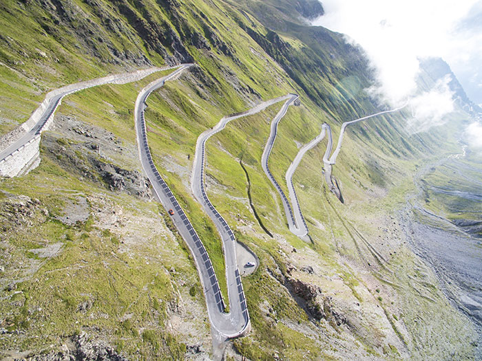 Col du Stelvio en Italie