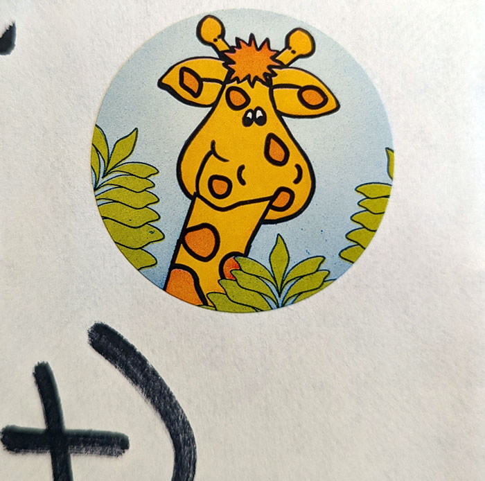 une drôle de giraffe