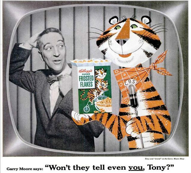 Ancienne pub Frosties Tony le tigre