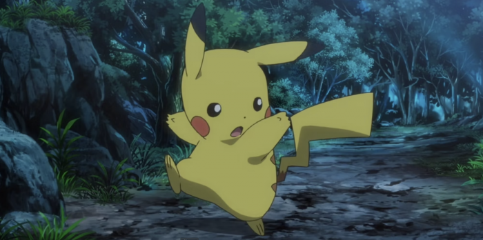 Le Pokémon Pikachu dans l