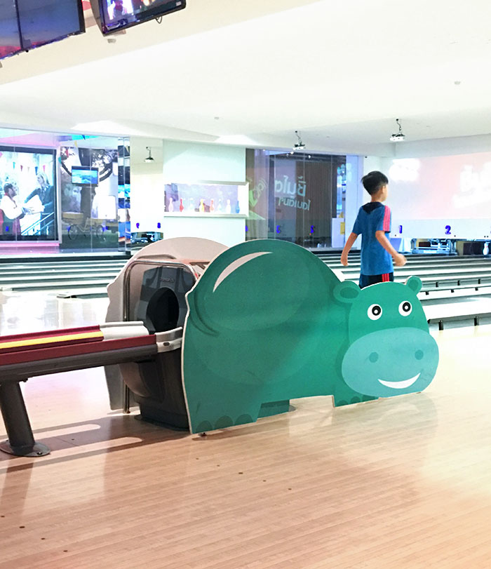 un bowling étrange