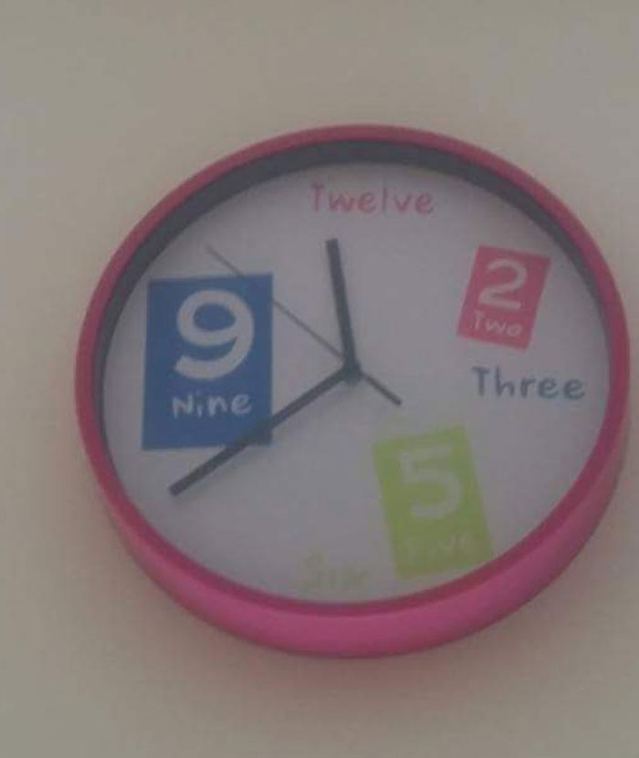 un horloge pour enfant