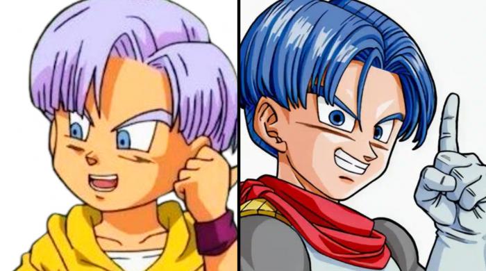 trunks different color hair
