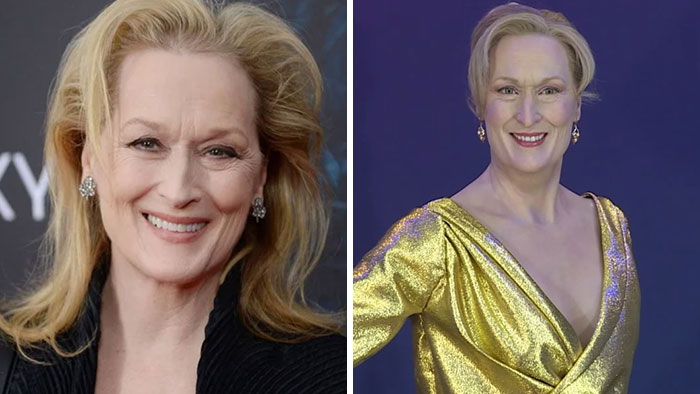 Meryl Streep chez Madame Tussauds à Hollywood
