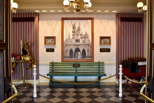 Banc sur lequel Walt Disney a rêvé pour la première fois de Disneyland