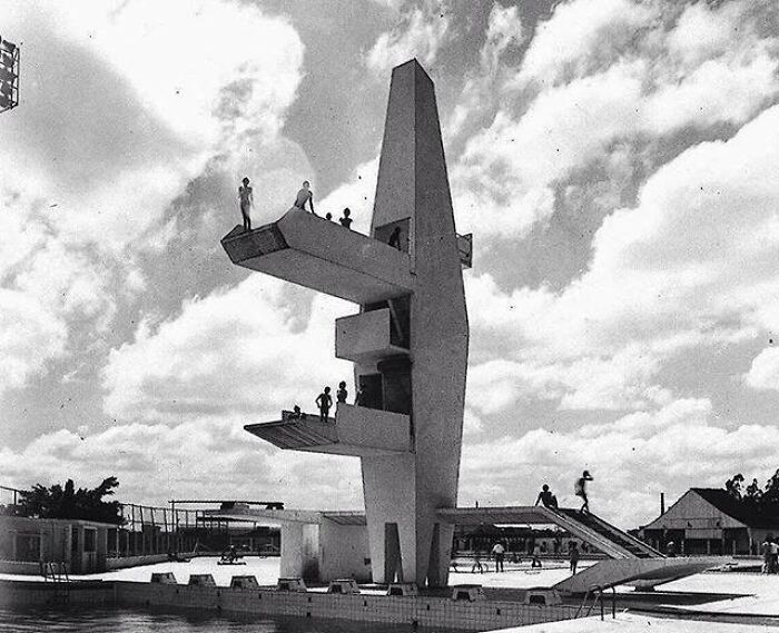 architecture du XXe siècle Plongeoir, brésil