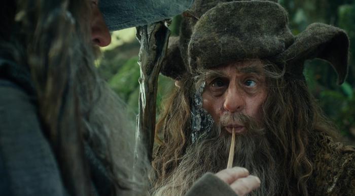 radagst & gandalf smoking the hobbit movie lotr