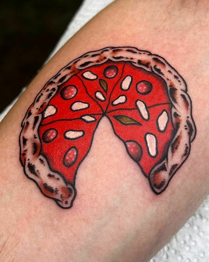 tatouage de pizza