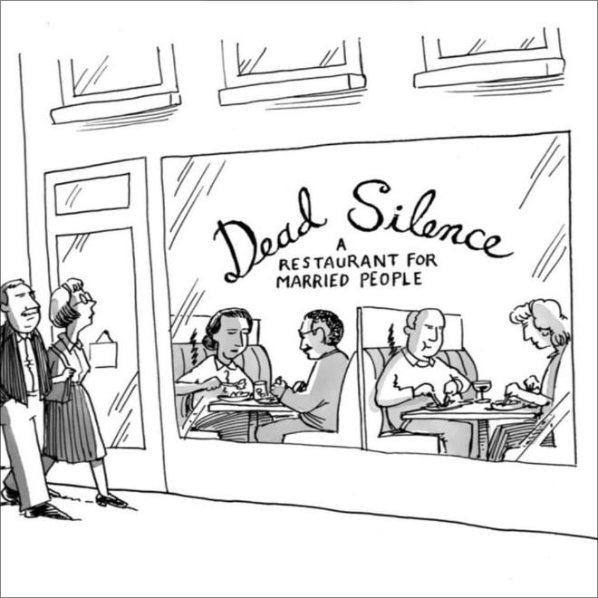 un restaurant dead silence