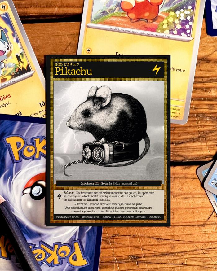 carte pikachu électrique