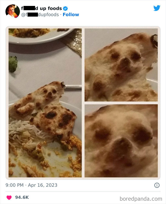 des pizzas avec un visage de chien