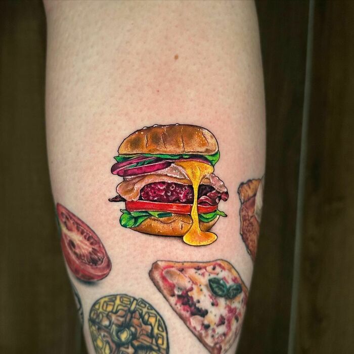 tatouage de fast food