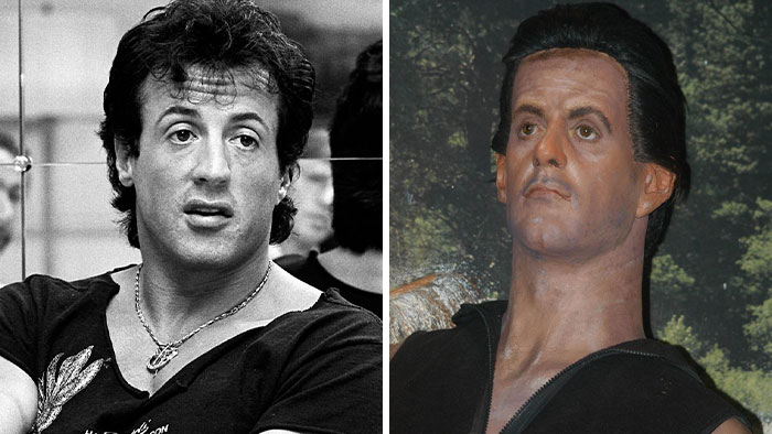 Sylvester Stallone au Hollywood Wax Museum