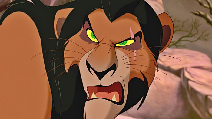 Scar dans le Roi Lion