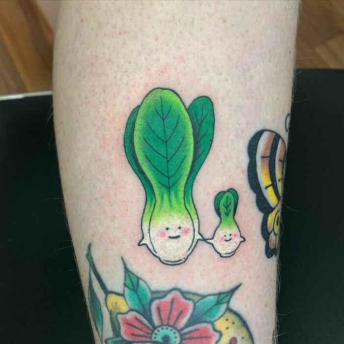 tatouage de légumes