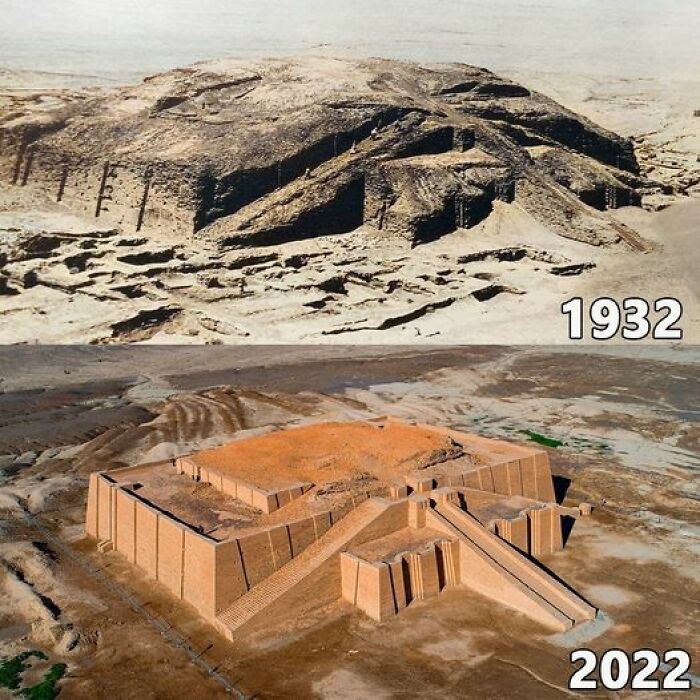 la fouille et la restauration de la grande ziggourat d