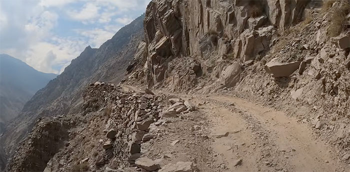 Route du Col du Nanga Parbat au Pakistan