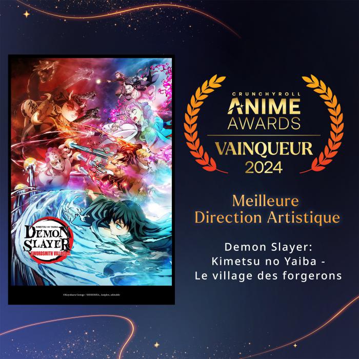 crunchyroll anime awards 2024 meilleure direction artistique