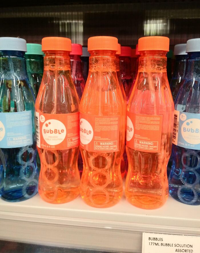des bouteilles à bulles